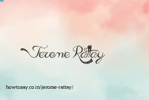 Jerome Rattay