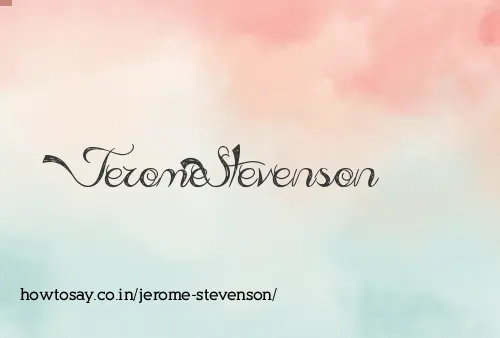 Jerome Stevenson