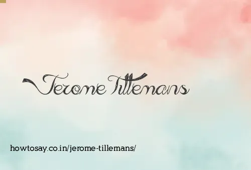 Jerome Tillemans
