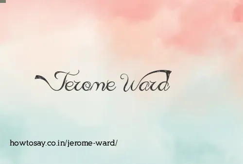 Jerome Ward