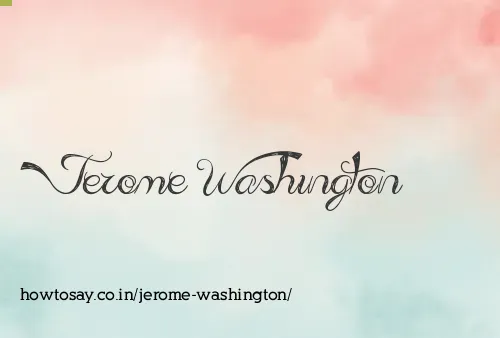 Jerome Washington