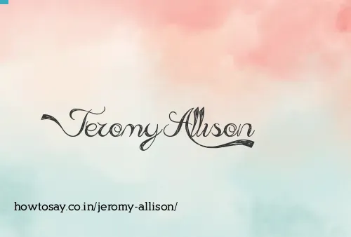 Jeromy Allison