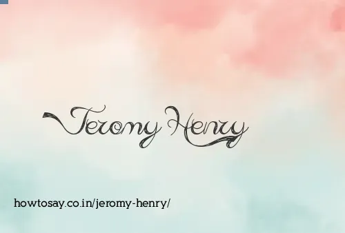 Jeromy Henry