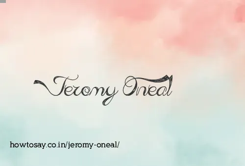Jeromy Oneal