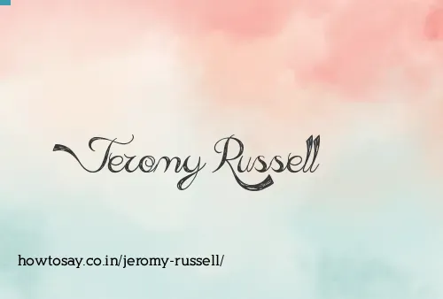 Jeromy Russell