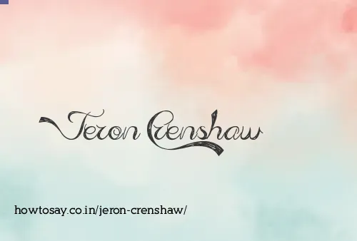 Jeron Crenshaw