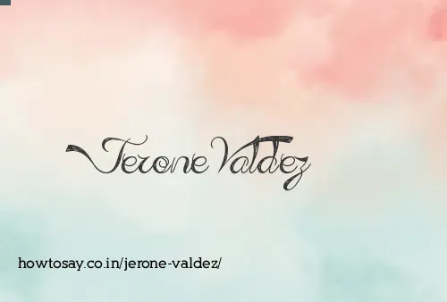 Jerone Valdez