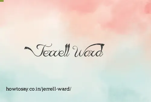 Jerrell Ward