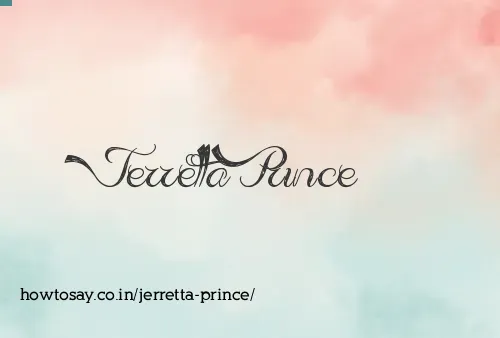 Jerretta Prince