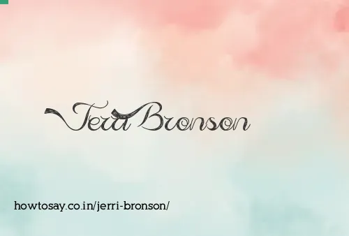 Jerri Bronson