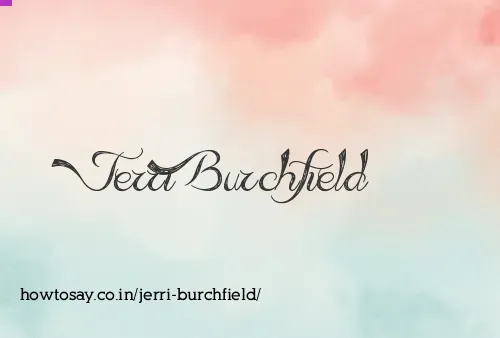 Jerri Burchfield