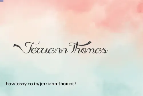 Jerriann Thomas