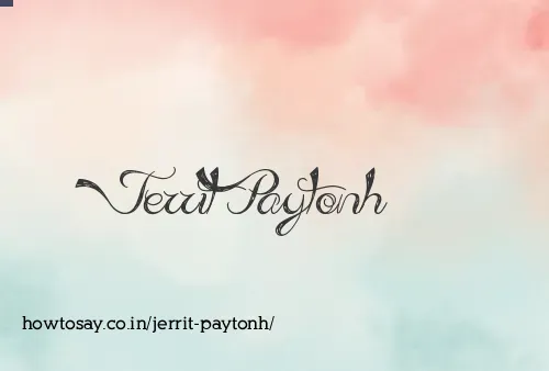 Jerrit Paytonh