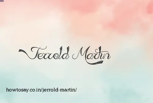 Jerrold Martin