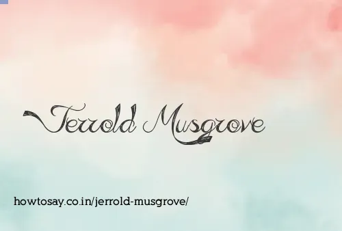 Jerrold Musgrove