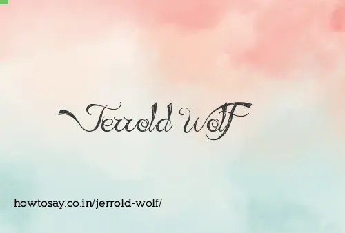 Jerrold Wolf