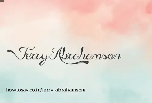 Jerry Abrahamson