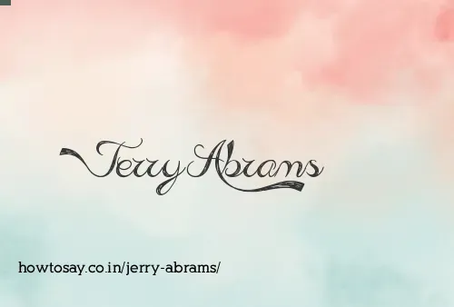 Jerry Abrams