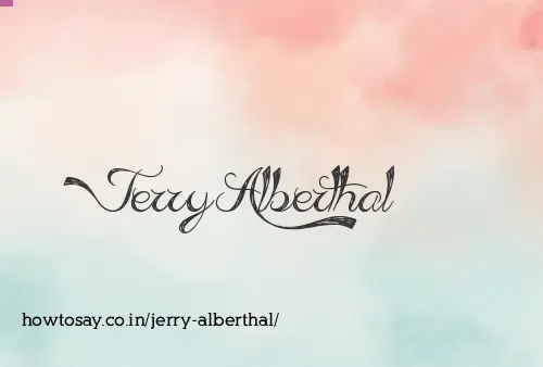 Jerry Alberthal