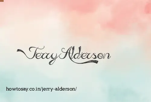 Jerry Alderson