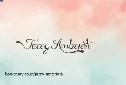 Jerry Ambriati