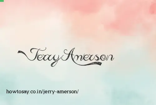 Jerry Amerson