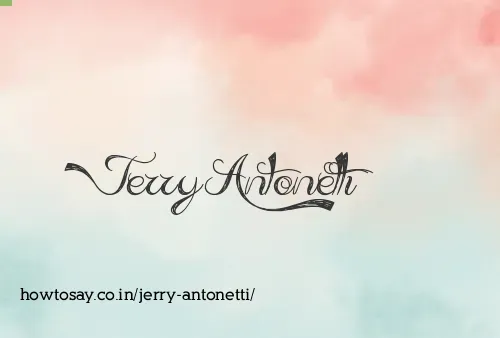 Jerry Antonetti