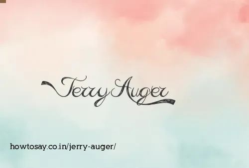 Jerry Auger