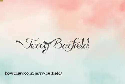 Jerry Barfield