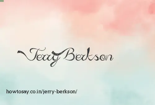 Jerry Berkson