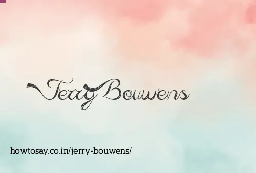 Jerry Bouwens
