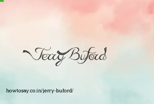 Jerry Buford