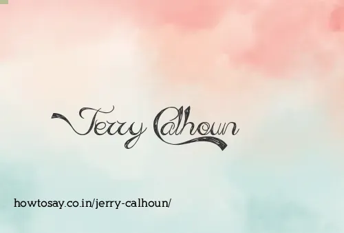 Jerry Calhoun