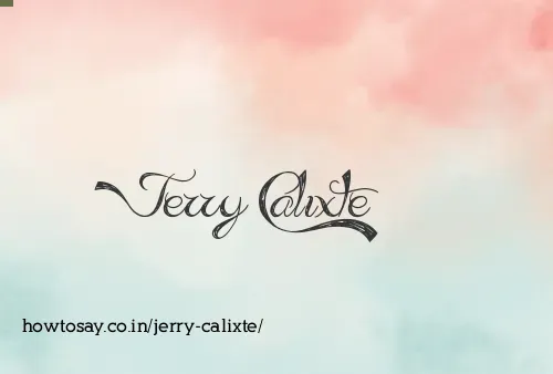 Jerry Calixte