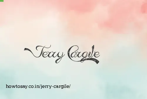 Jerry Cargile