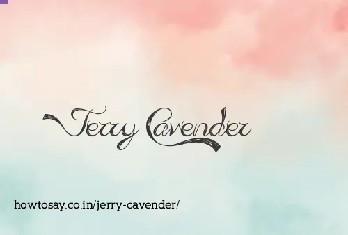 Jerry Cavender