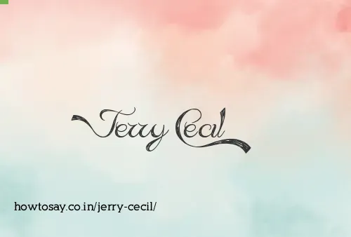 Jerry Cecil