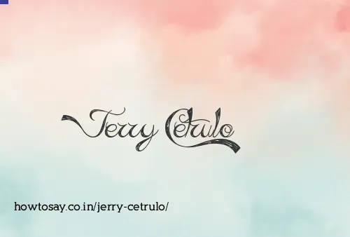 Jerry Cetrulo