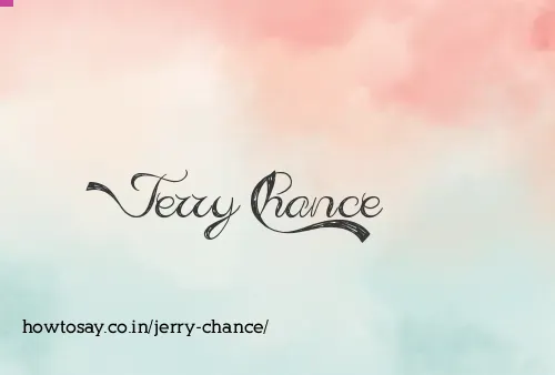 Jerry Chance