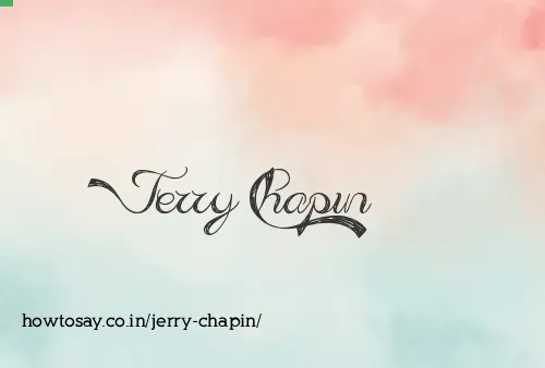 Jerry Chapin