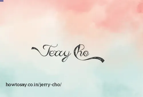 Jerry Cho
