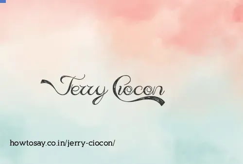 Jerry Ciocon