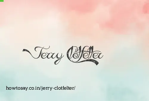 Jerry Clotfelter