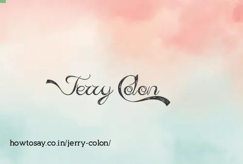 Jerry Colon