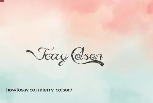 Jerry Colson