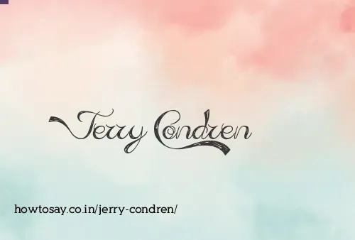 Jerry Condren