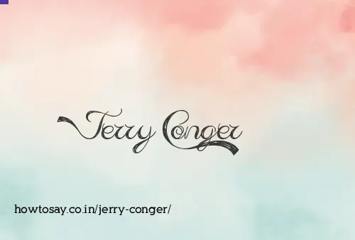 Jerry Conger