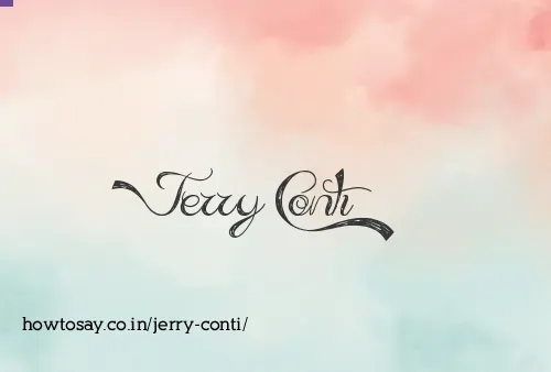 Jerry Conti