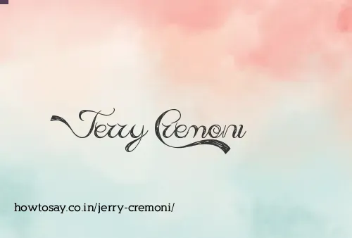 Jerry Cremoni