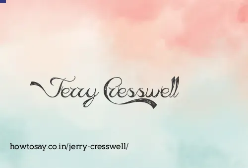 Jerry Cresswell